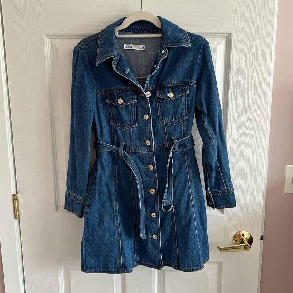 Zara denim dress